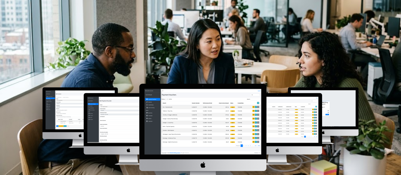 Billing System - team collaboration across devices
